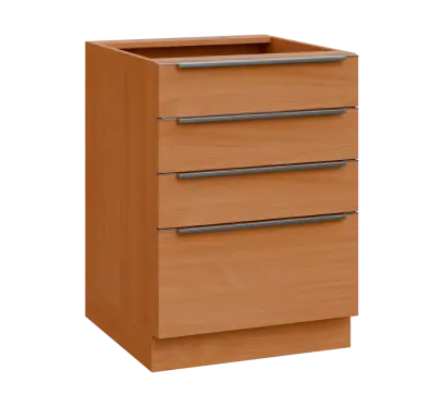 SIS - 6Z41 spodní skříňka, 4-zásuvková, 870x600x600, buk royal